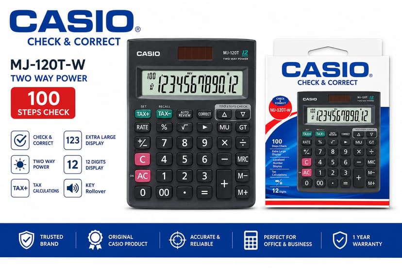 CASIO MJ-120T-W